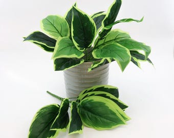 Konstgjord Philodendron scandens Brasilien | Högkvalitativ dekorativ växt för vaser, arrangemang och gör-det-själv-projekt