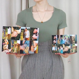 Creative 48 photo cube 5.51 inches, Unique Gift, Photo gifts, gift for kids, photo album, birthday present, Folding magic cube gift
