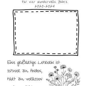 Gift for teacher for graduation print file