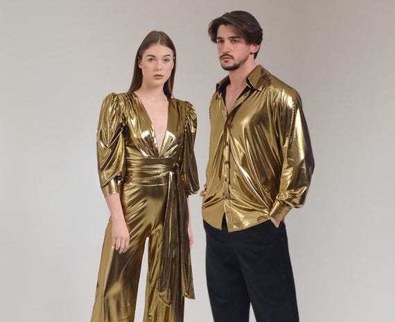 70's gold disco dress Leg Avenue Women's Plus Size Disco Doll Costume main image 0