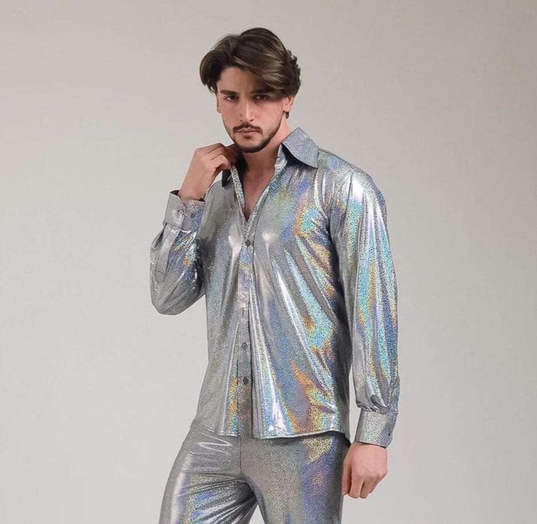 holographic-disco-man-shirt-and-pants-studio54-man-outfit-70s