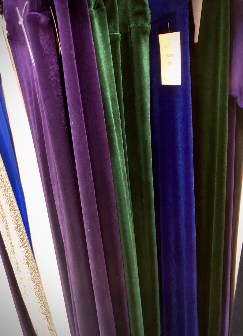 Velvet Bell Bottoms Jumpsuit Royal Blue Formal Jumpsuit Etsy