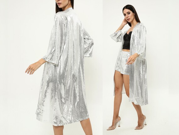 Sequin kimono wedding dress new arrivals
