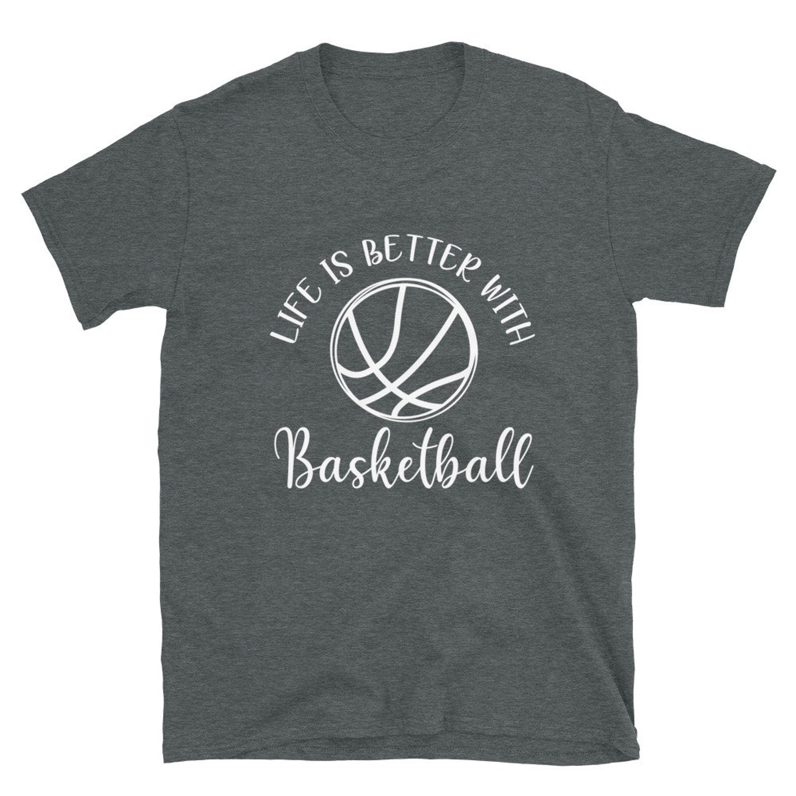Life is Better With Basketball Shirt Basketball Mom Shirt | Etsy