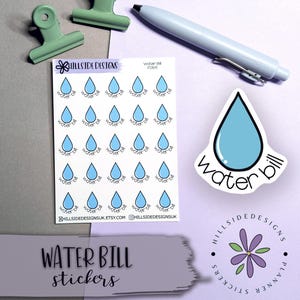 Wasserschein-Aufkleber | Planer, Journal Aufkleber