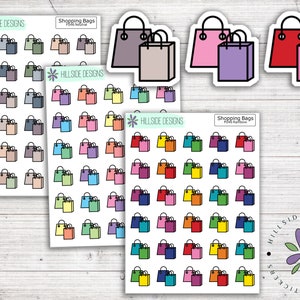 Shopping Bag Aufkleber - Planer, Journal, Hobonichi Aufkleber