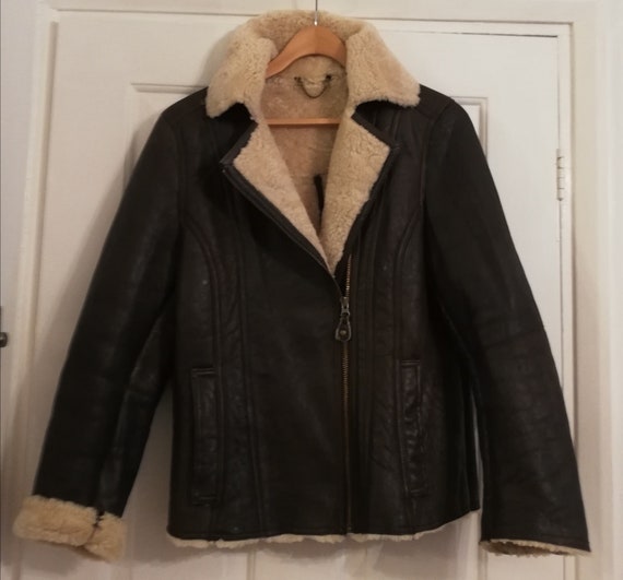 Real sheepskin ladies Jacket made in England