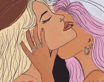 Queer Cowgirls Print 7x5inch