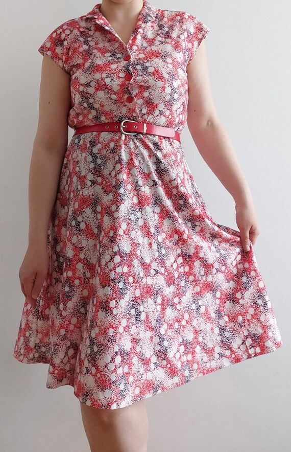 Vintage romantic summer dress, 1970s summer dress… - image 4