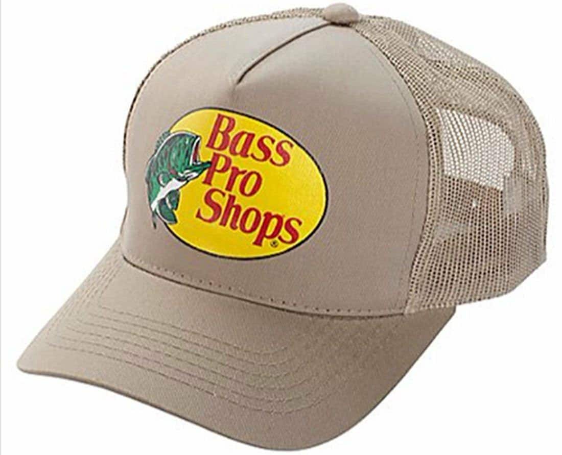Bass Pro Shops Authentic Mesh Cap Hat Fishing Beige Adjustable Etsy