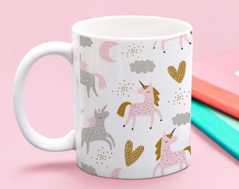 Unicorn Coffee Mug, Magical Gift Cup, Cuteness Lover Present