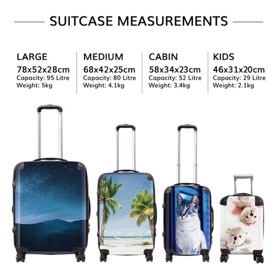 personalised small suitcase