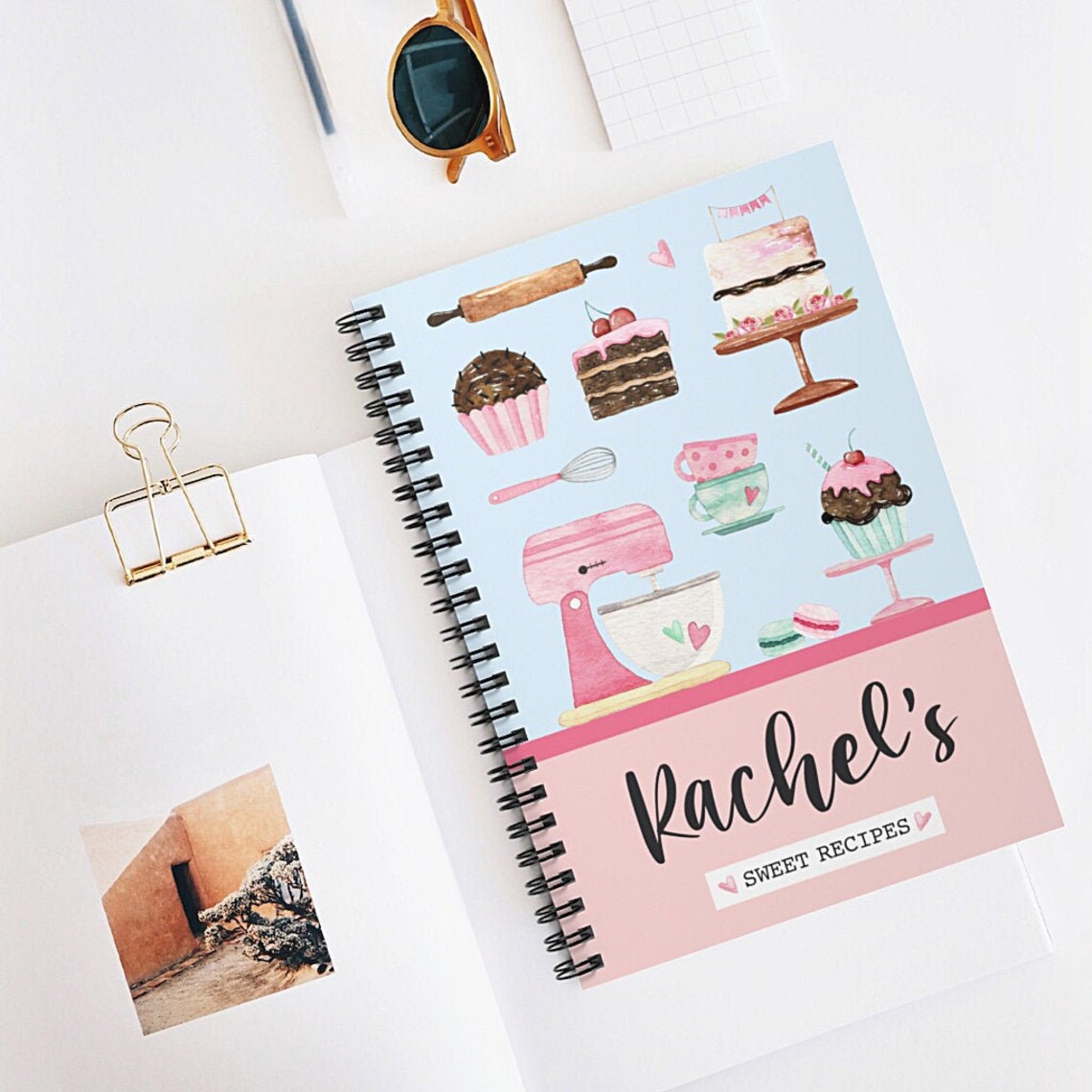 Personalised Baking Recipe Notebook Baking Recipe Journal Etsy UK