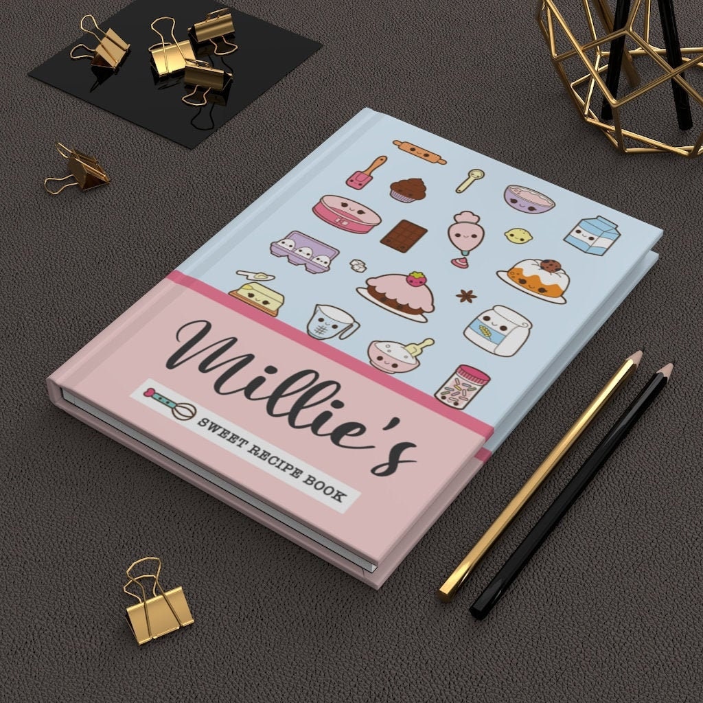 Personalised Recipe Journal for Girls Custom Recipe Book - Etsy Ireland