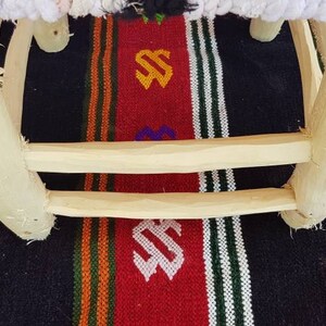 Marokkanischen Hocker aus Holz und Stopfen marokkanische ...