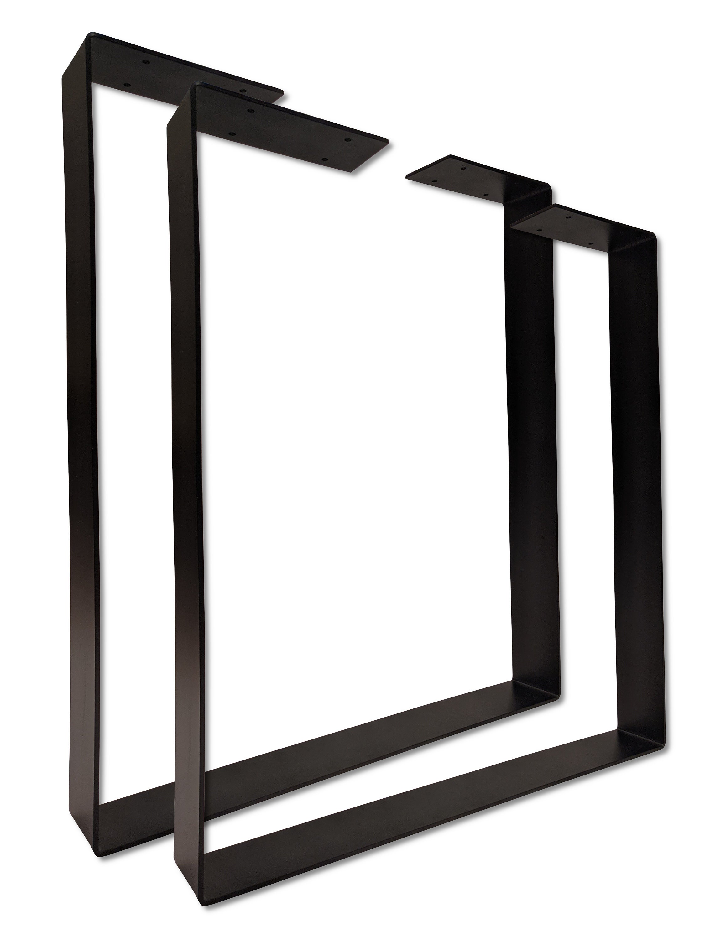 Flat Bar Table Legs Set of 2 1628 Etsy