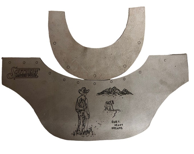 Quiet Heavy Dreams Custom Leather Kit for Pipeliner Welding Hood. Etsy