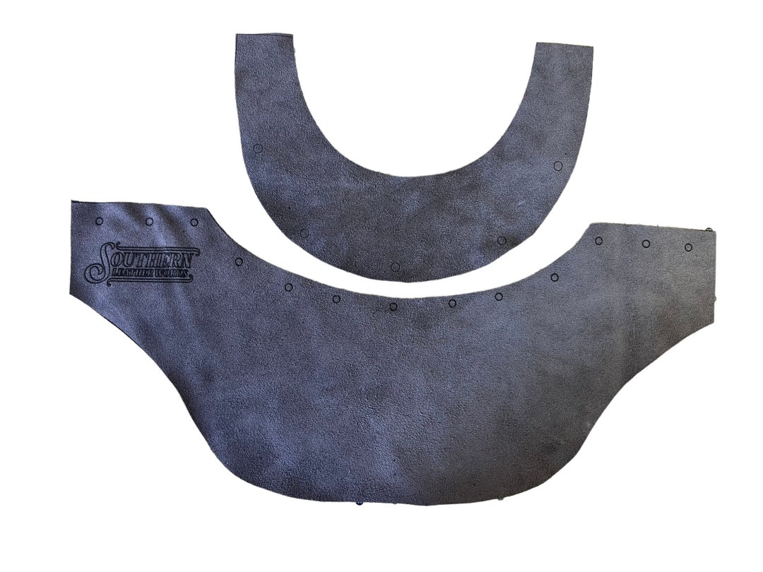 Custom Grey Welding Hood Leather Kit for Tiger Hood Sugar Scoop