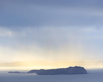 Impresión fotográfica de paisaje de Escocia, paisaje marino, Tierras Altas de Escocia, islas de verano