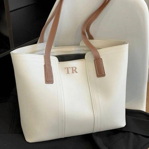 Personalised Monogram Shoulder Tote Bag, Women's Handbag, shoulder