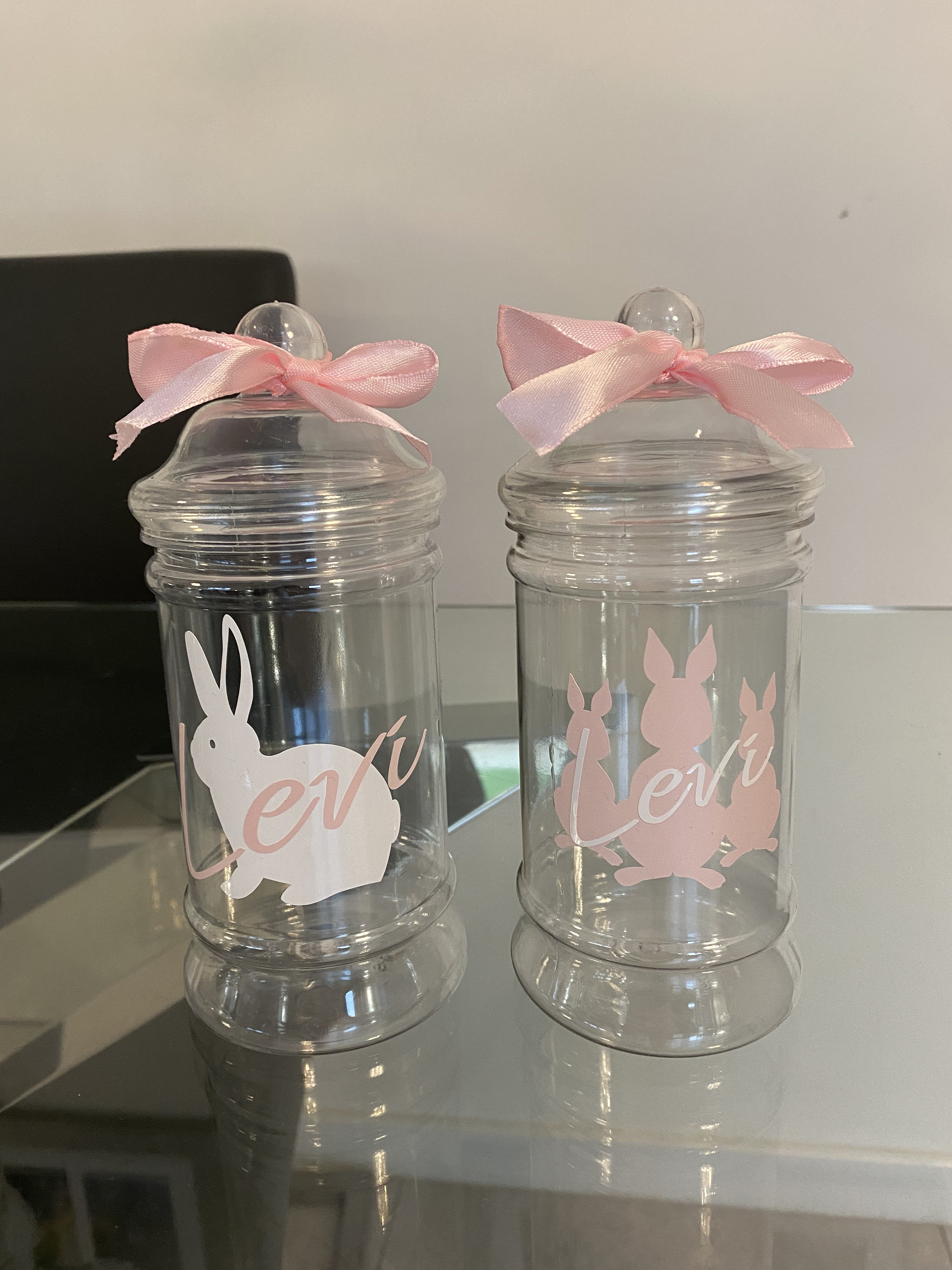 Personalised Easter Bunny Gift Easter Sweetie Jar Childrens Etsy UK