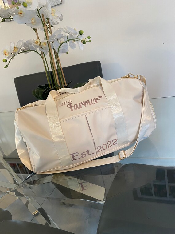 Personalised holdall bag sale
