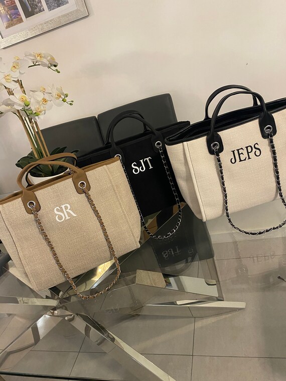 Personalised shop shoulder bag