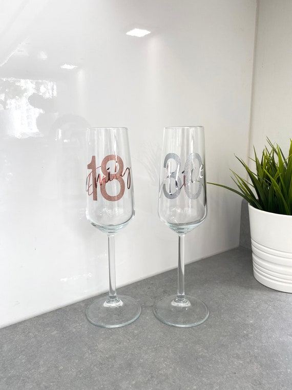 Prosecco flute glasses deals
