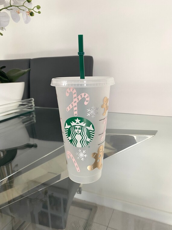 White Daisy Starbucks Cup Personalized Starbucks Cold Cup Custom Starbucks  Cup Reusable Cup Iced Coffee Cup Starbucks Tumbler 