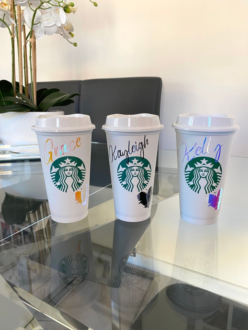 Starbucks Reusable Hot Coffee Cup UK Personalised Gift Etsy