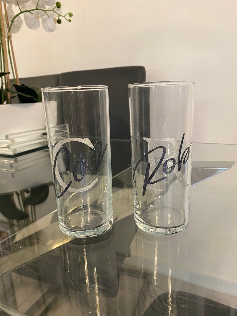 Custom Tall Glass Personalised Vodka Glass Personalised Etsy UK