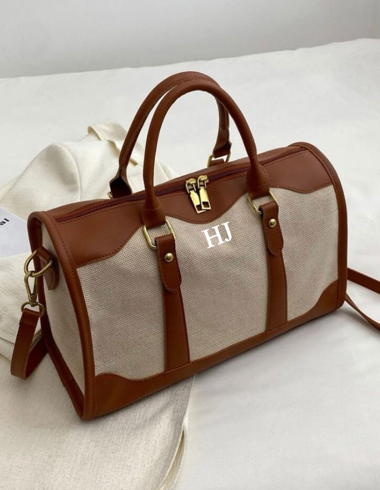 Designers Fashion Duffel Bags Luxury Men Female Travel Pu Leather Hand  Large Capacity Holdall Carry On Luggage Overnight Bag From Dhzgb88, $45.15