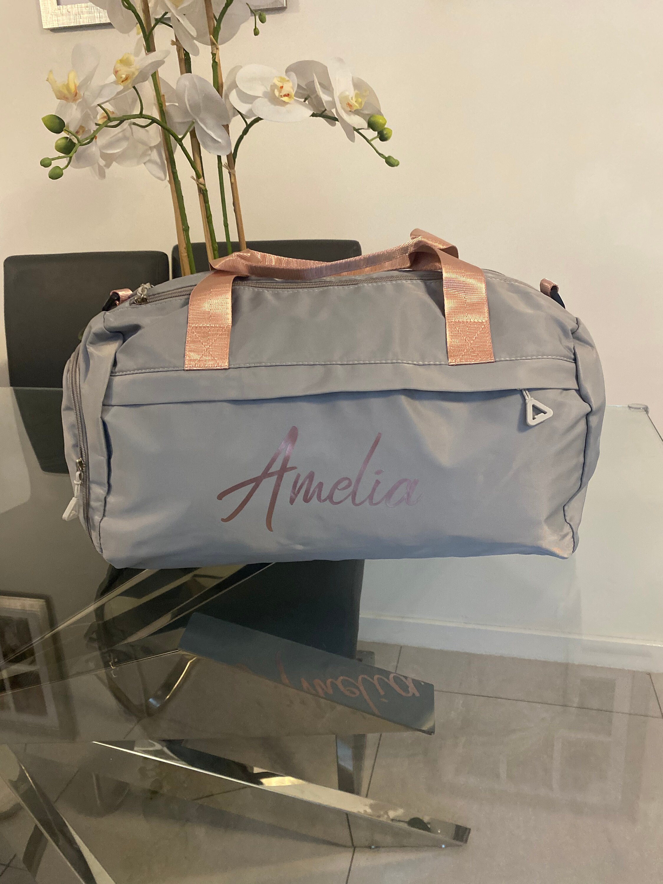 Borsone palestra personalizzato con iniziali shop