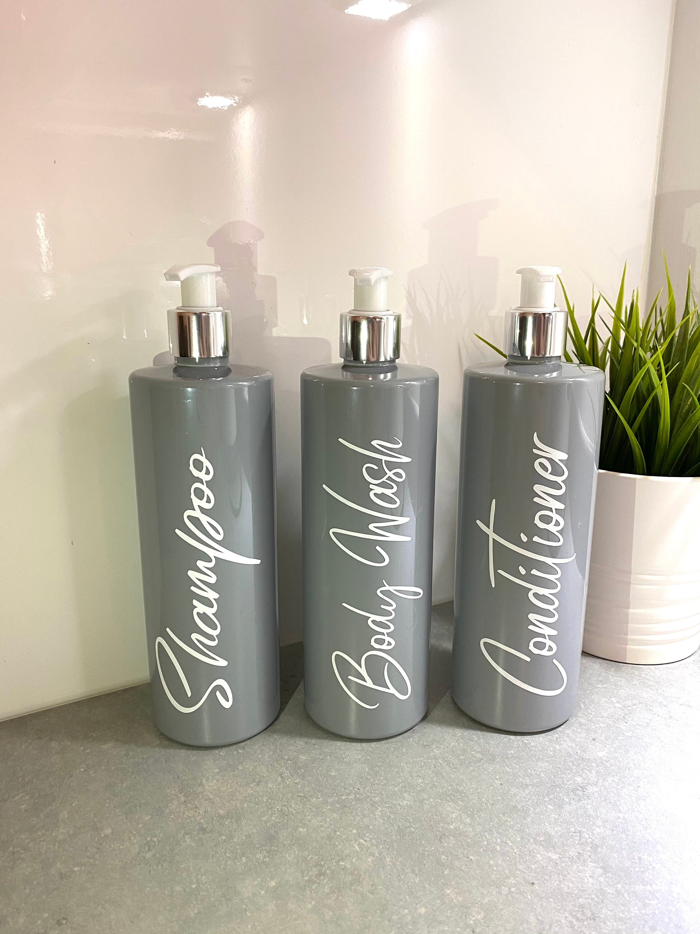 Reusable bottles shampoo bottles Mrs Hinch Inspired bottles Etsy