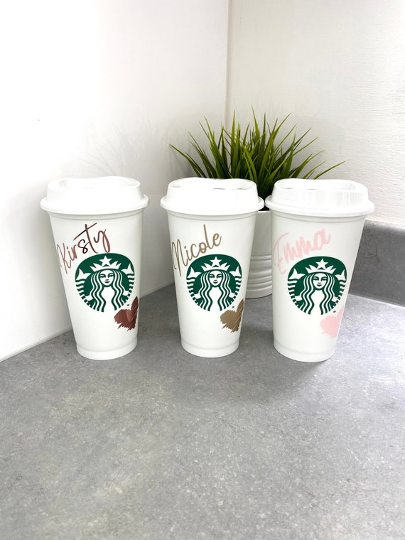 Starbucks Reusable Hot Coffee Cup UK Personalised Gift 