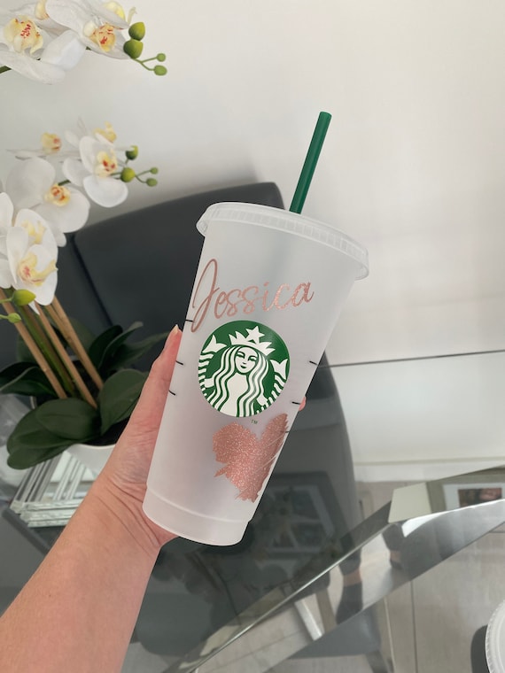 Tazza Starbucks, tazza Heart Starbucks, tazza fredda, tazza fredda  personalizzata, tazza di caffè riutilizzabile, regali personalizzati, tazza  di caffè da portare via, Starbucks personalizzato -  Italia