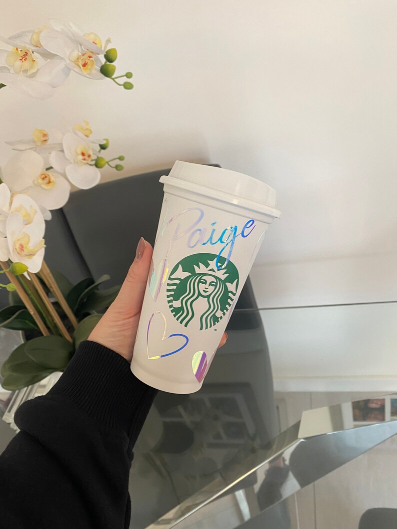 Starbucks Reusable Hot Coffee Cup UK Personalised Starbucks Etsy UK