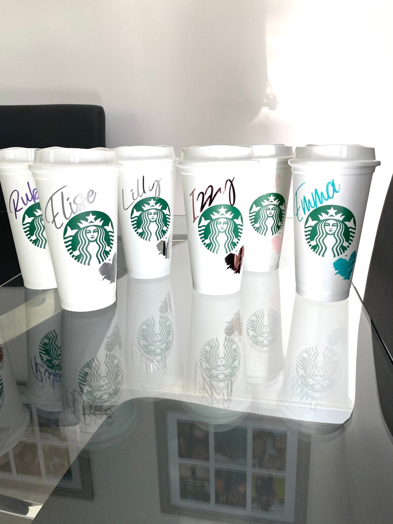 Starbucks Reusable Hot Coffee Cup UK Personalised Gift Etsy