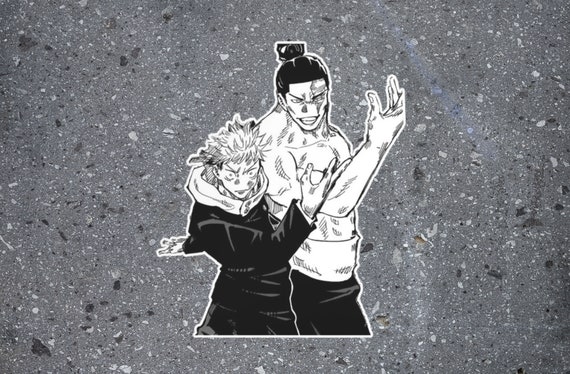 Yuji Itadori And Aoi Todo Sticker Jujutsu Kaisen Yuji Etsy