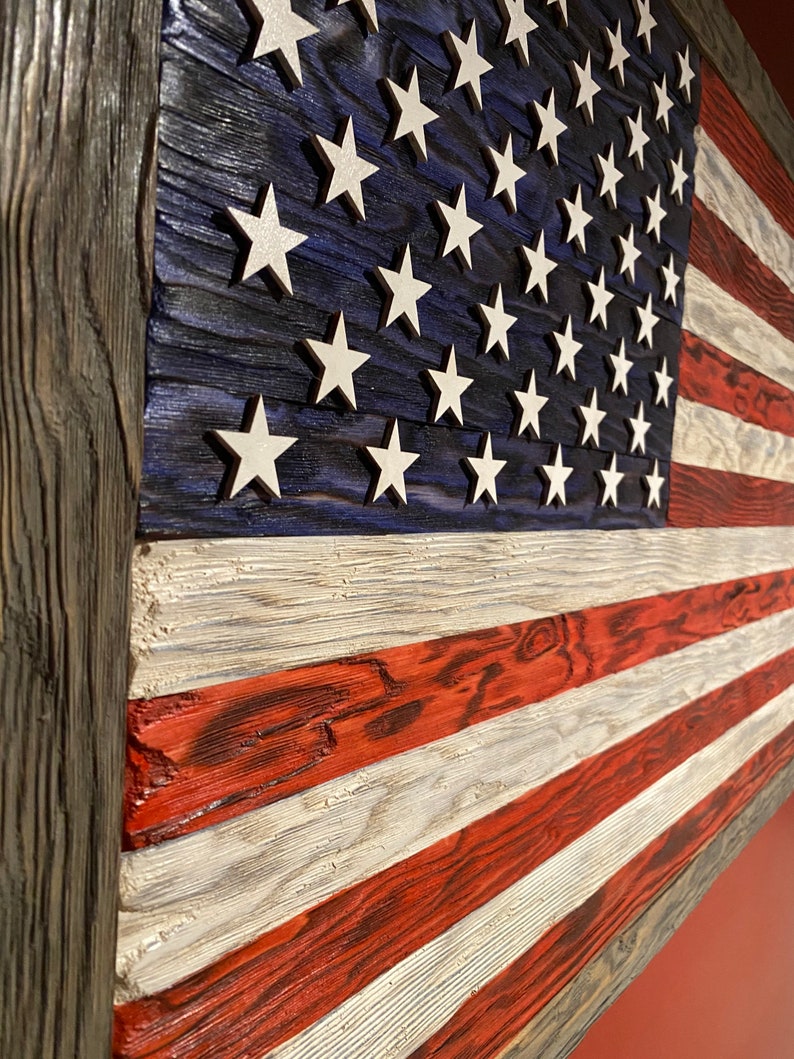 Wooden American Flag image 1