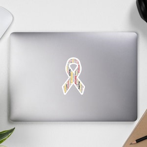 Melanoma Ribbon Sticker