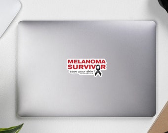 Pegatina de sobreviviente de melanoma