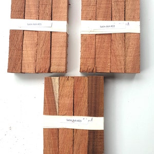 Australian Satin Ash Pen Blanks - Turning Blank or small Knife Blank