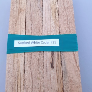 Spalted White Cedar Pen Blanks. Project Blanks for Pen Turning