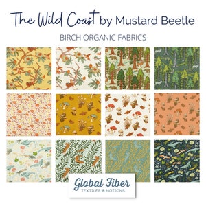 The Wild Coast  by Mustard Beetle - (Poppies/Redwoods/Birds/Mushrooms)
