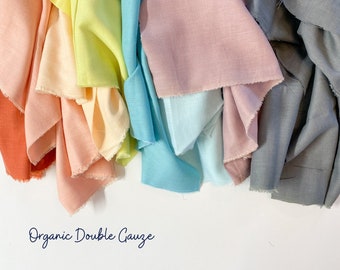 Organic Cotton Double-gauze | Spring 2022 Collection | Birch Organic Fabrics | yardage and bundles