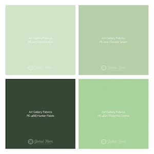 PURE solids, Art Gallery Fabric, Greens part 2 of 2, search PURE solids for more colors
