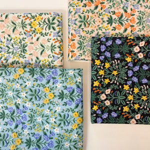 Bramble by Rifle Paper Co, quilting weight cotton, Lottie and Briar print, floral prints and blenders, listing 5 of 7