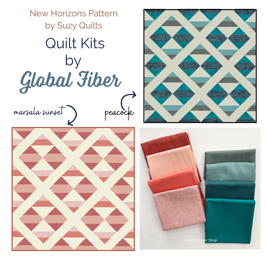 Suzy Quilts' New Horizon Quilt Limited Color Palette - Etsy