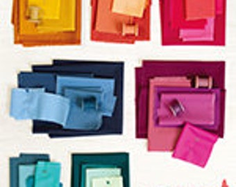 Art Gallery PURE solids color card, newest card with complete swatch collection of 162 PURE solids available as of December 2022